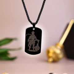 Hanuman Chalisha Pendant with Chain