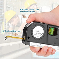 Distance Meter 4-in-1 Level Tape
